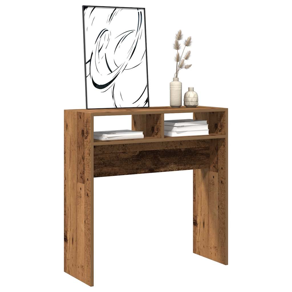 konsolinis stalas Old Wood 78x30x80 cm Engineered Wood