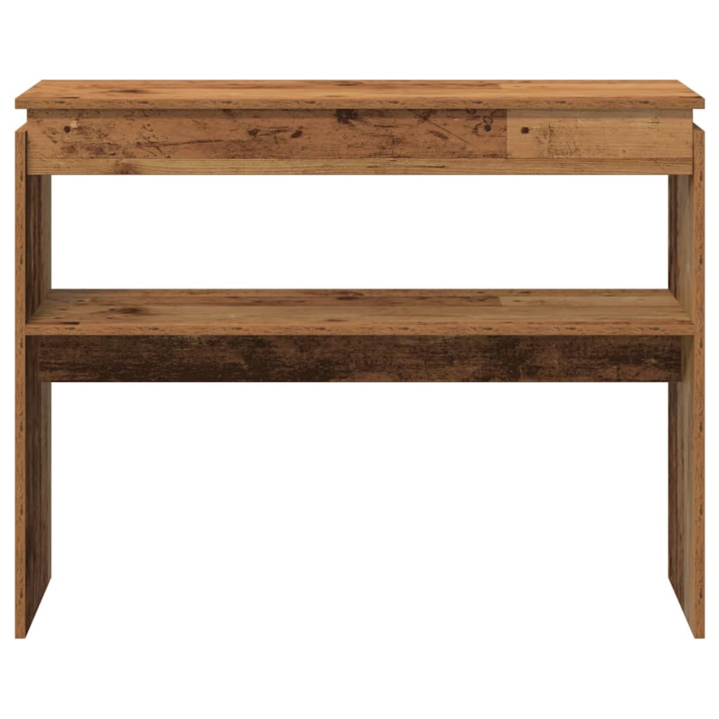 konsolinis stalas Senas medis 102x30x80 cm Inžinierinė mediena