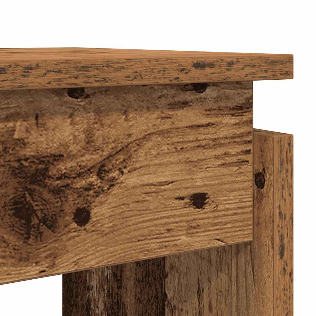 konsolinis stalas Senas medis 102x30x80 cm Inžinierinė mediena