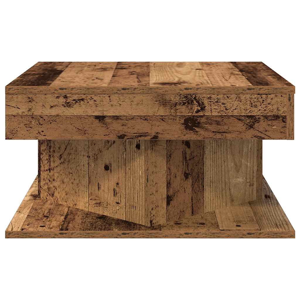 Kavos staliukas Old Wood 55x55x30 cm Inžinierinė mediena