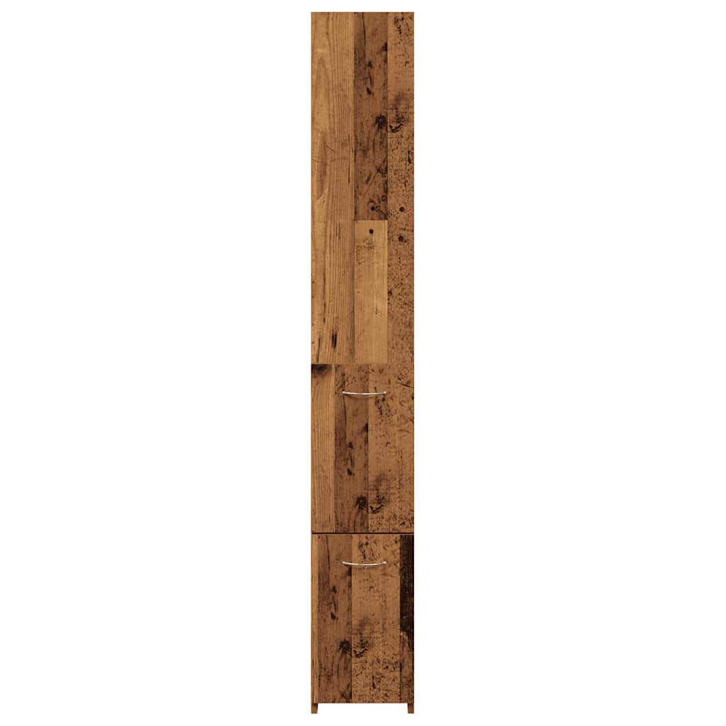 Vonios spintelė Old Wood 25x25x170 cm Engineered Wood