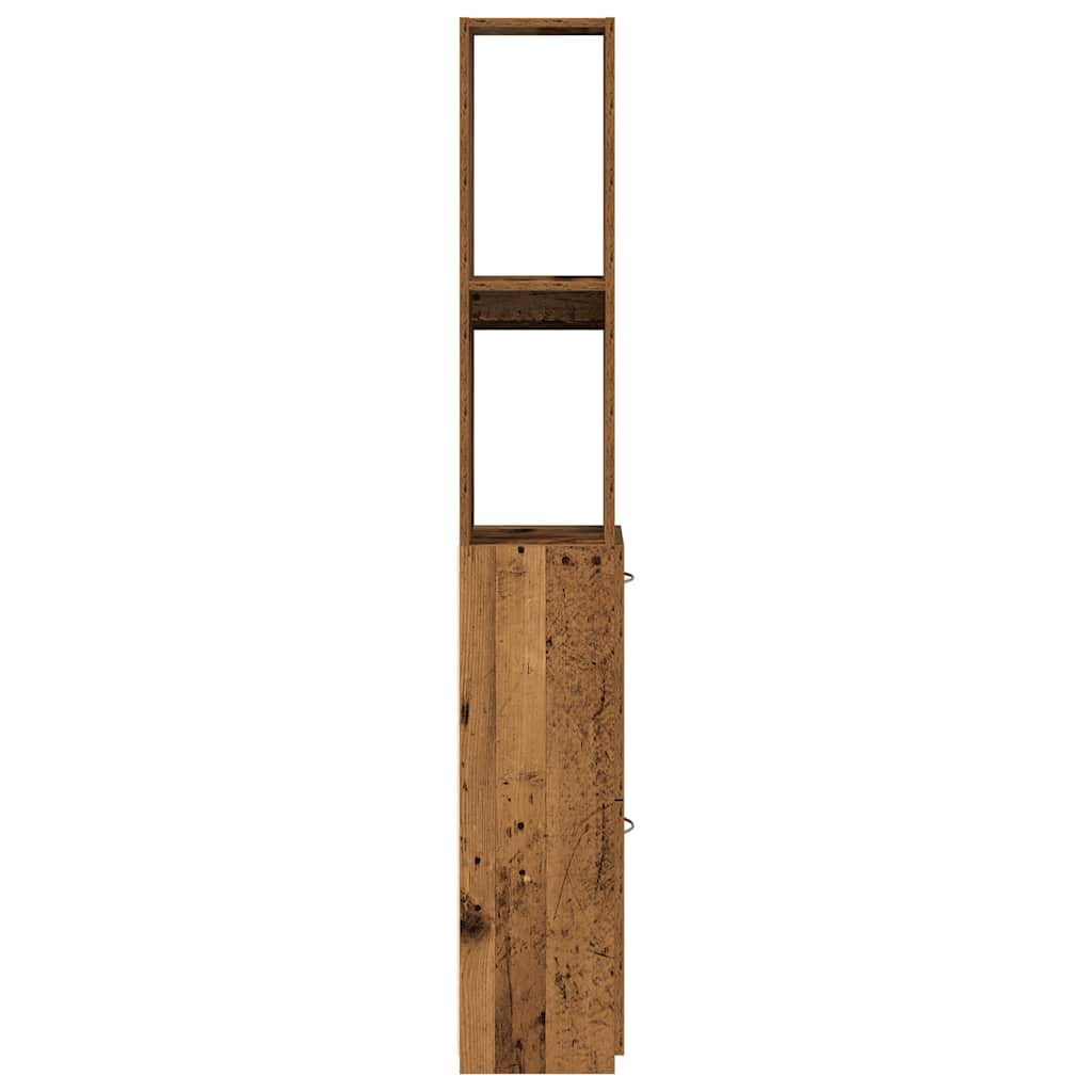Vonios spintelė Old Wood 25x25x170 cm Engineered Wood
