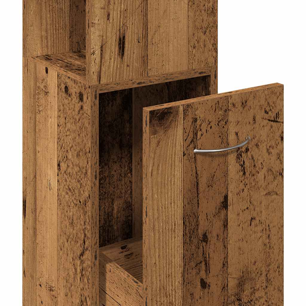 Vonios spintelė Old Wood 25x25x170 cm Engineered Wood