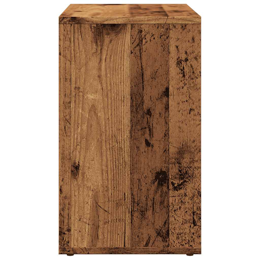 Nesting tables, 3 pcs, wooden, treated wood