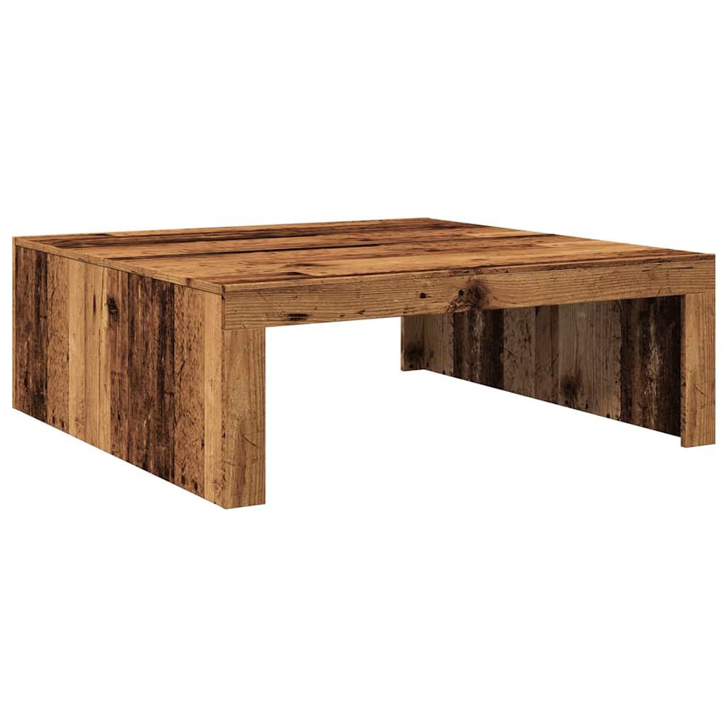 Coffee table, wooden, 100x100x35cm, treated wood