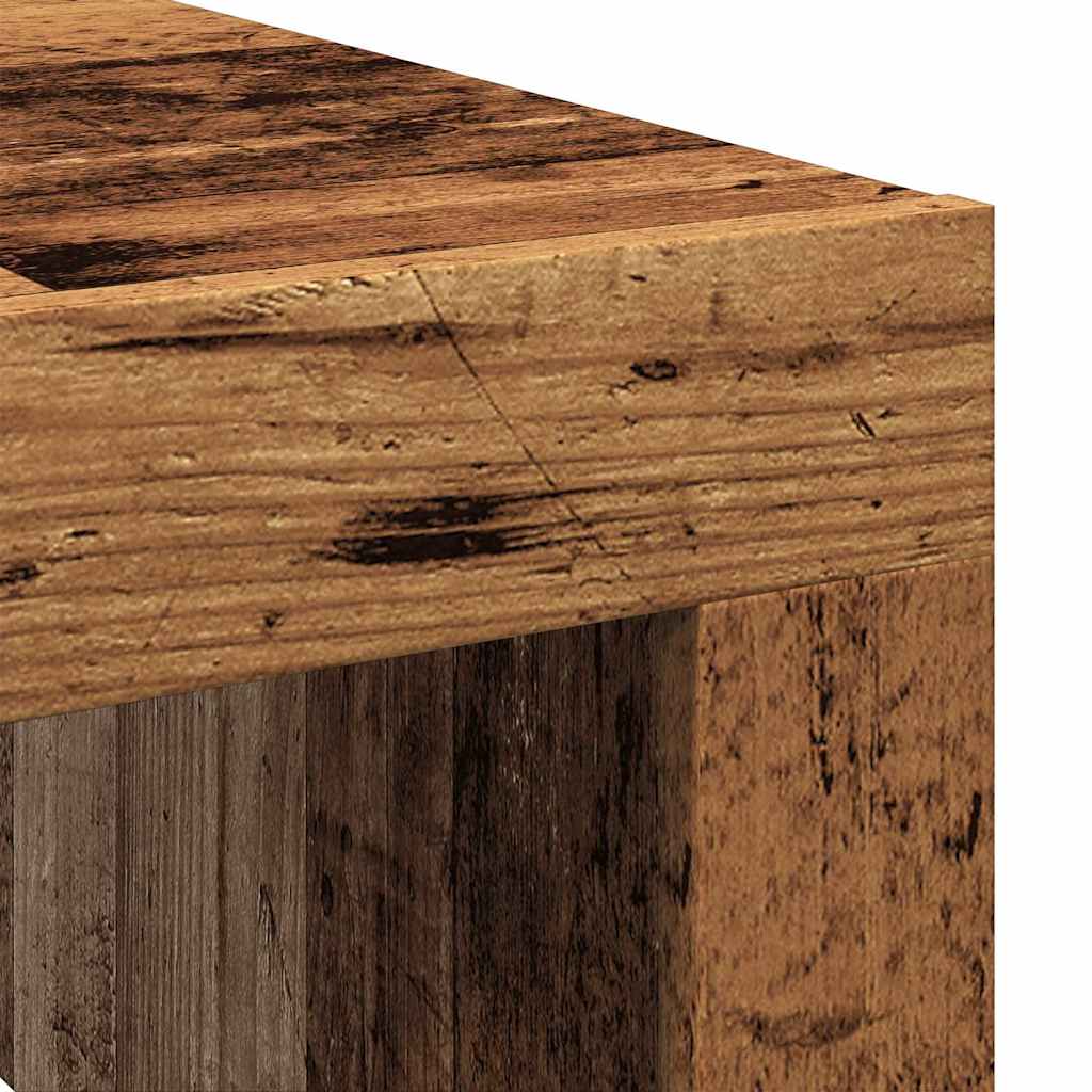 Coffee table, wooden, 100x100x35cm, treated wood