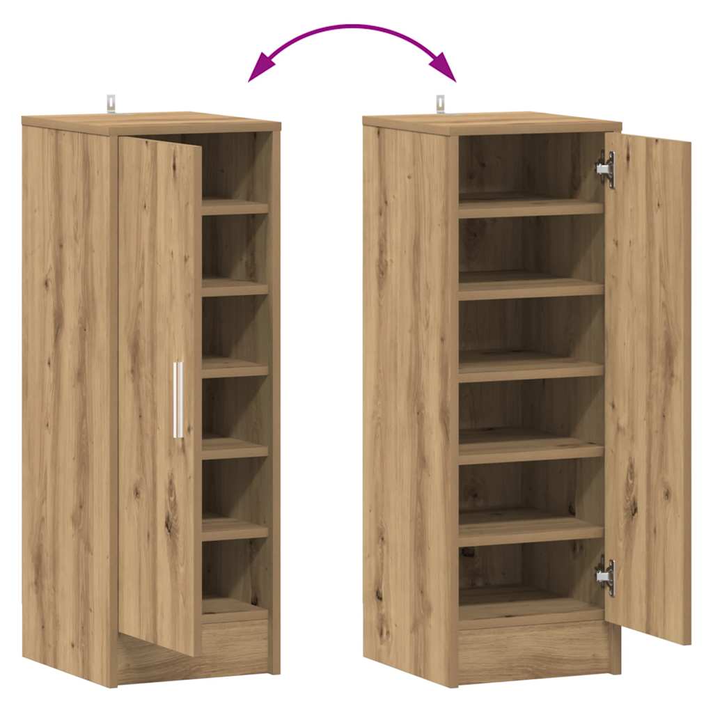 batų spintelė Old Wood 32x35x92 cm Engineered Wood