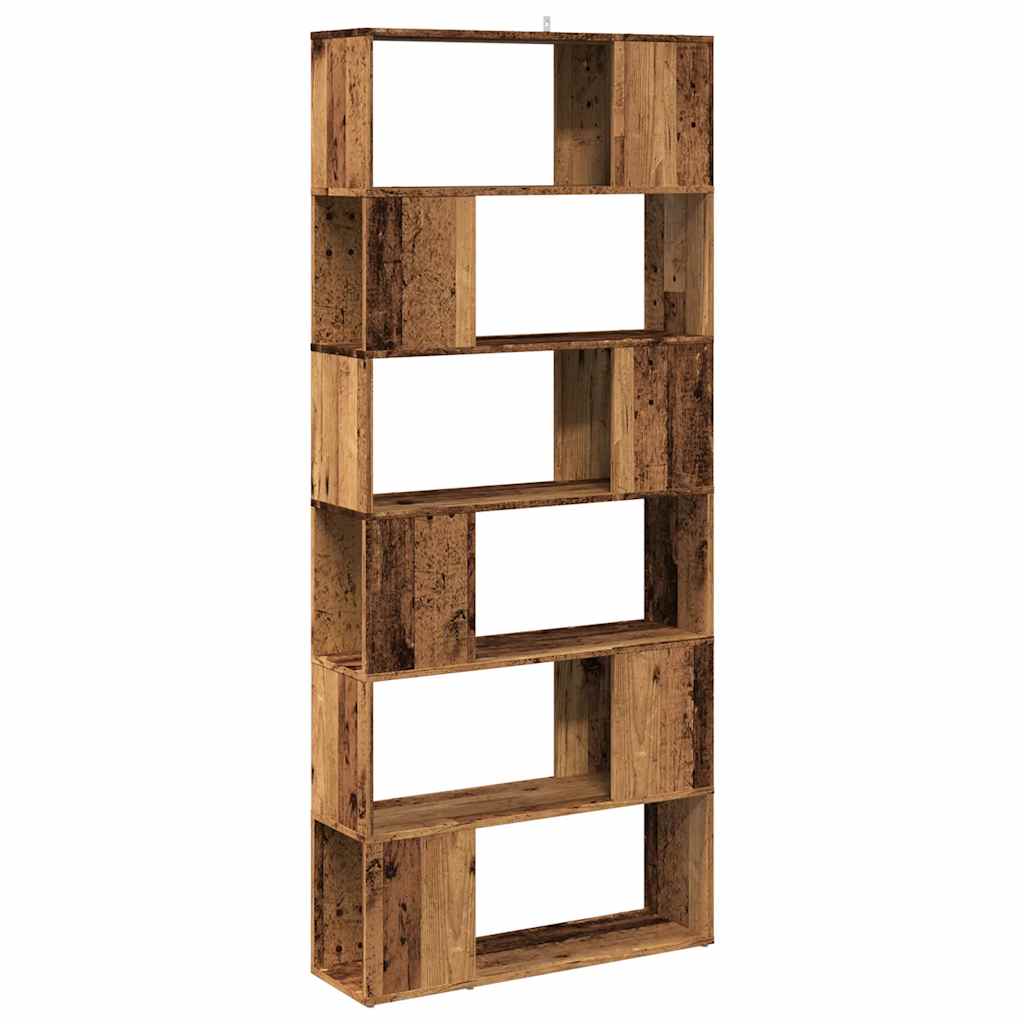 knygų spinta/kambario pertvara Old Wood 80x24x186 cm