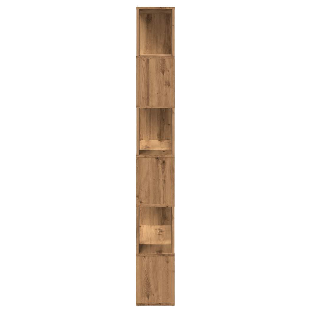 knygų spinta/kambario pertvara Artisan ąžuolas 80x24x186 cm
