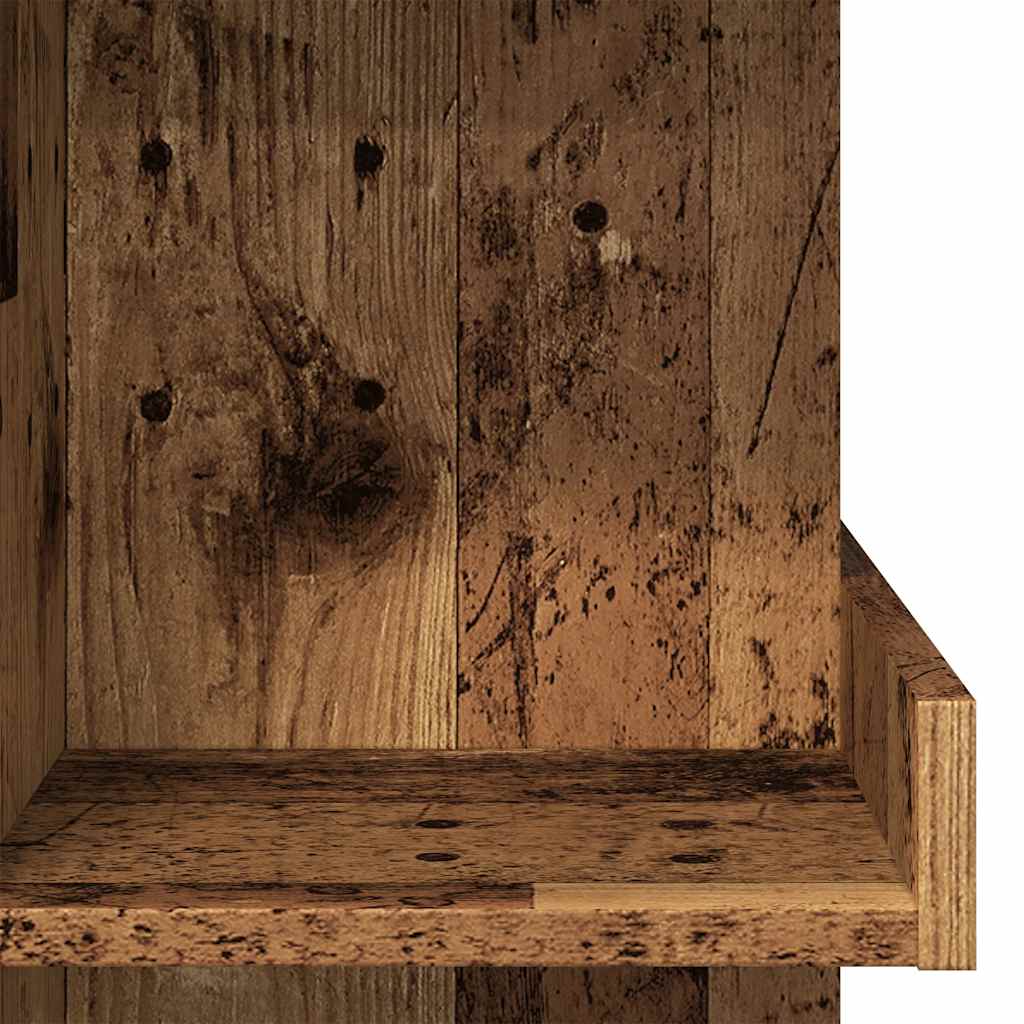 baro stalas su laikymo lentyna sena mediena 100x48x101,5 cm