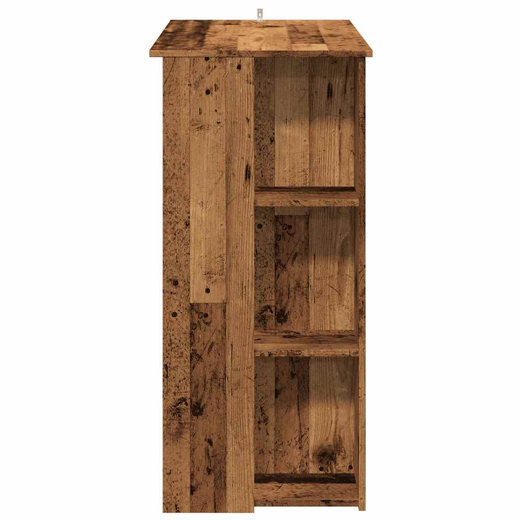 bāra galds ar plauktu vecs koks 102x50x103,5 cm
