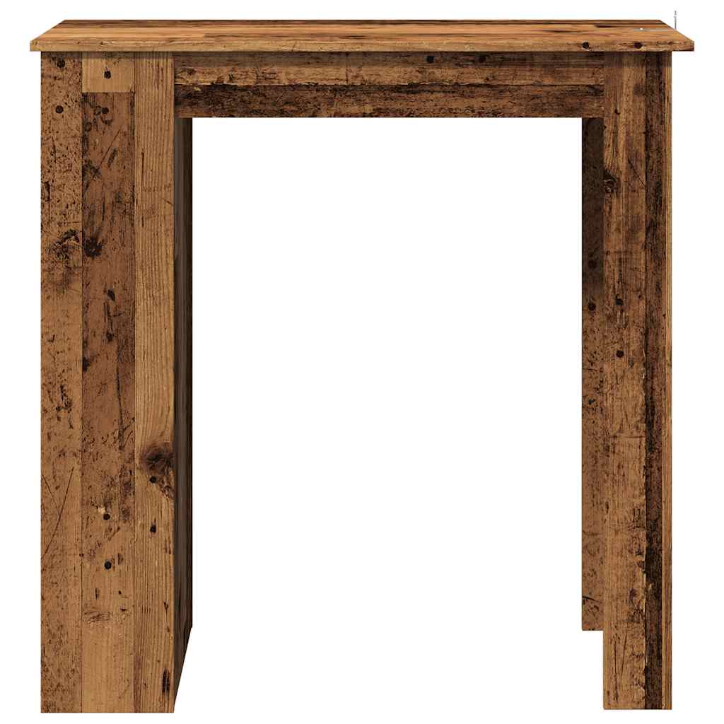 baro stalas su laikymo lentyna sena mediena 102x50x103,5 cm