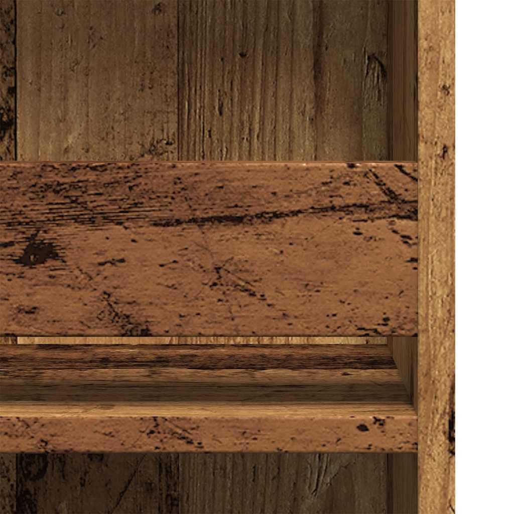 baro stalas su laikymo lentyna sena mediena 102x50x103,5 cm