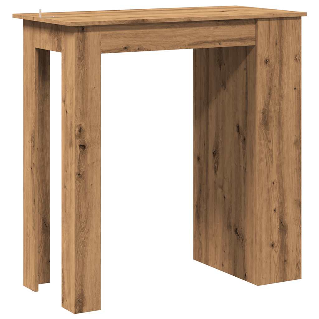 Bāra galds ar plauktu, artisana, 102x50x103,5cm, koks