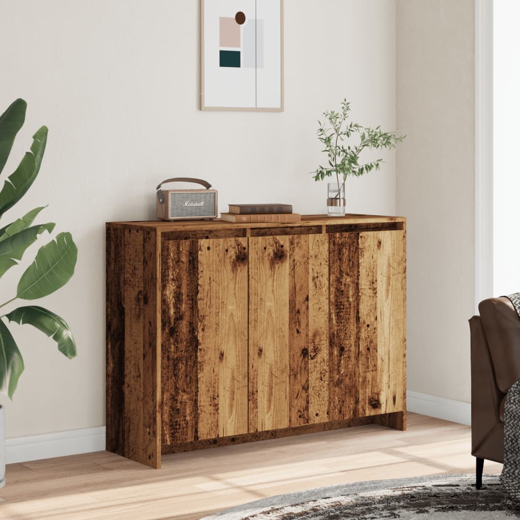 Side cabinet, wood, 102x33x75cm, treated wood