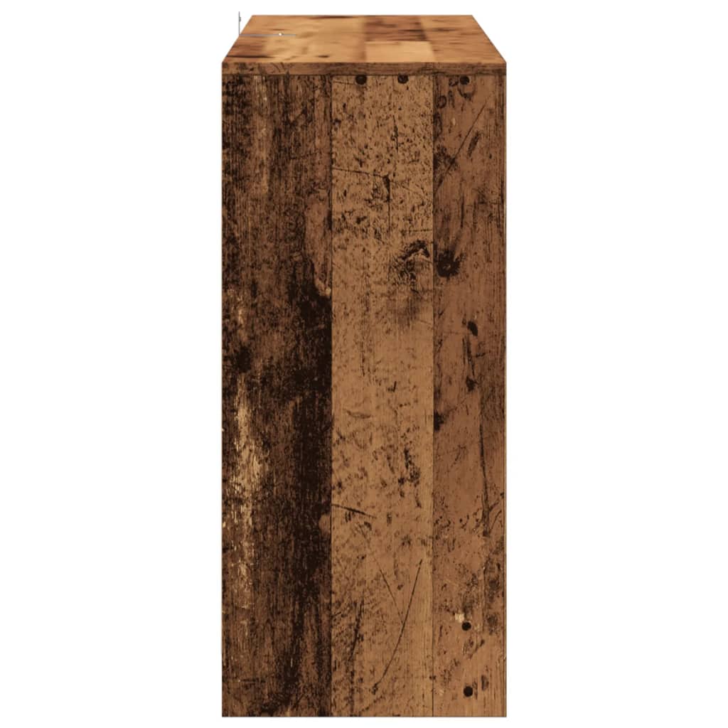 Side cabinet, wood, 102x33x75cm, treated wood