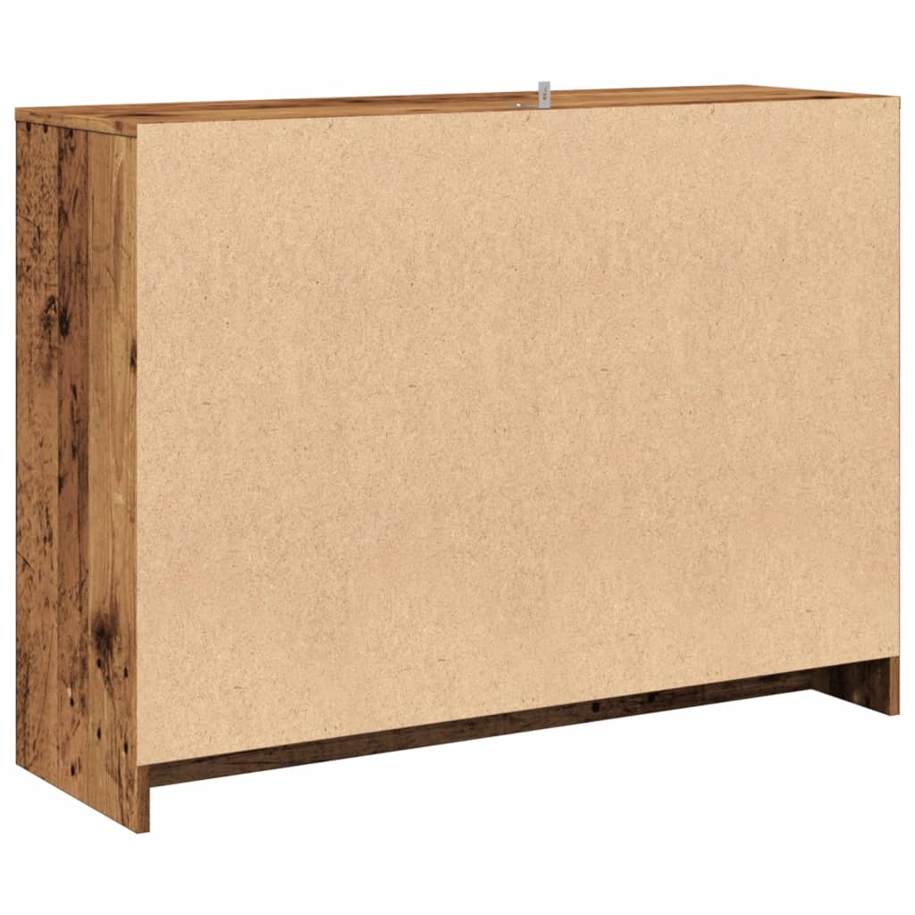 Side cabinet, wood, 102x33x75cm, treated wood