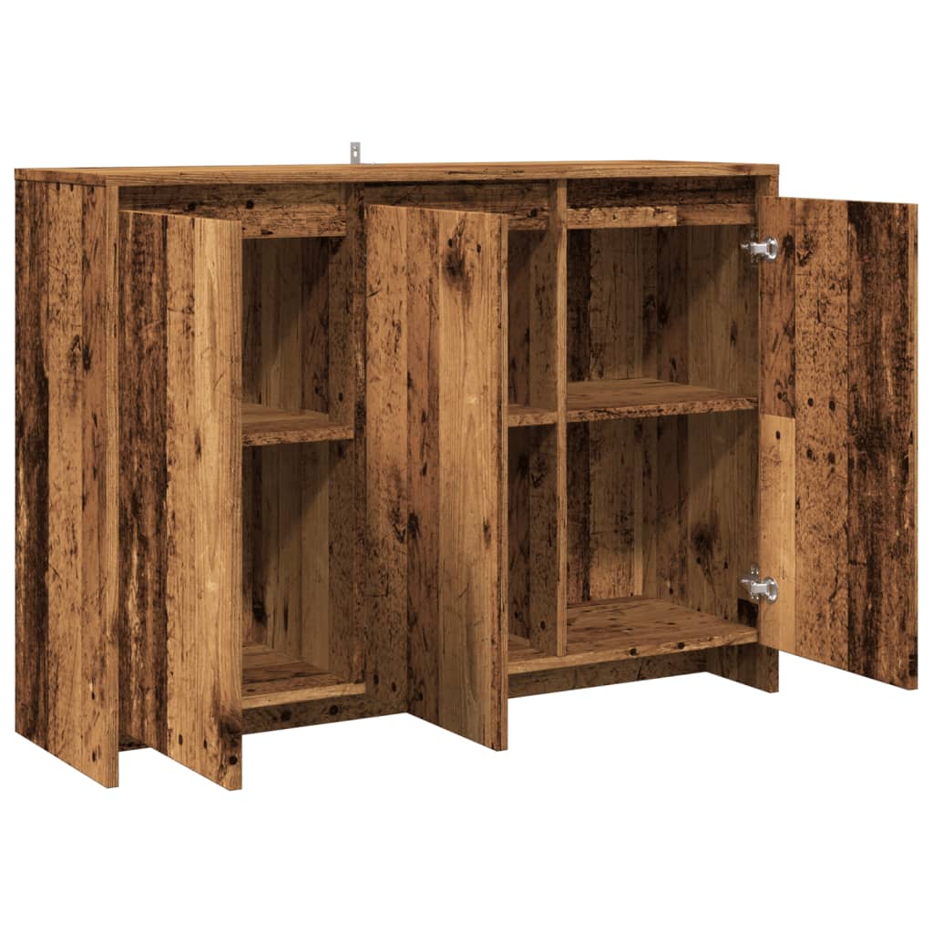 Side cabinet, wood, 102x33x75cm, treated wood