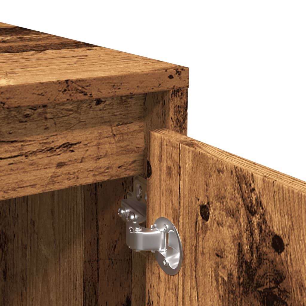 Side cabinet, wood, 102x33x75cm, treated wood