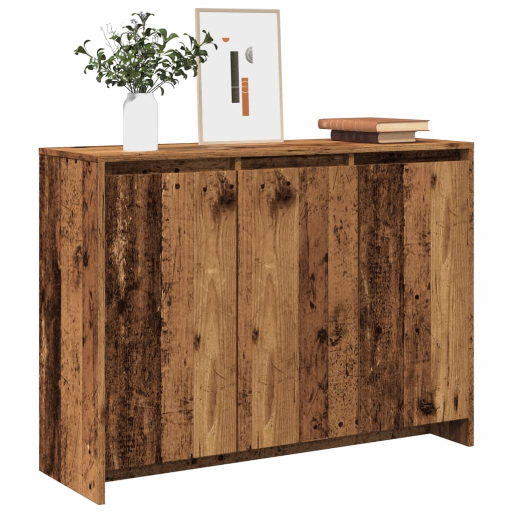 Side cabinet, wood, 102x33x75cm, treated wood