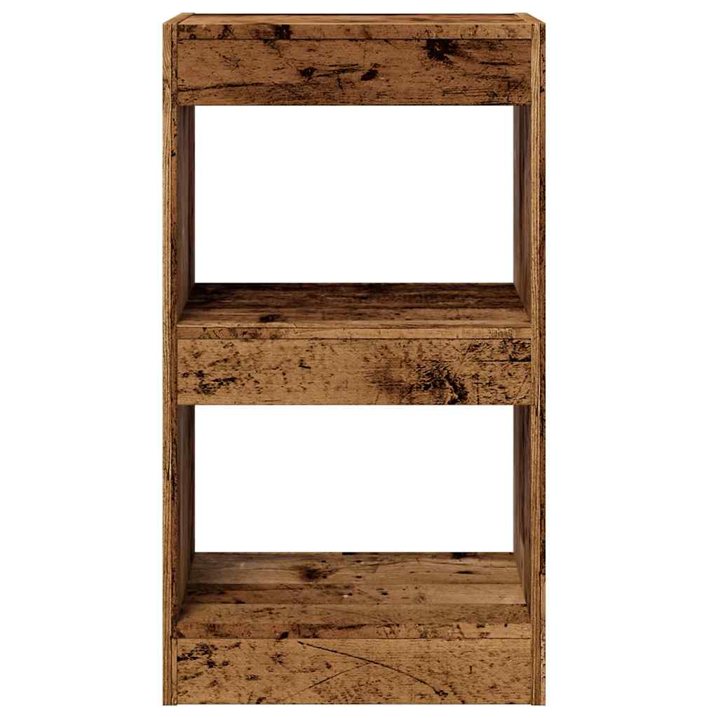 knygų spinta/kambario pertvara Old Wood 40x30x72 cm