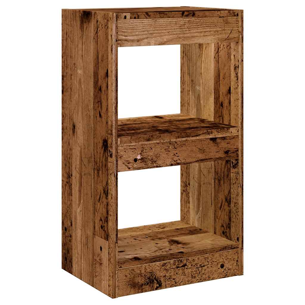 knygų spinta/kambario pertvara Old Wood 40x30x72 cm