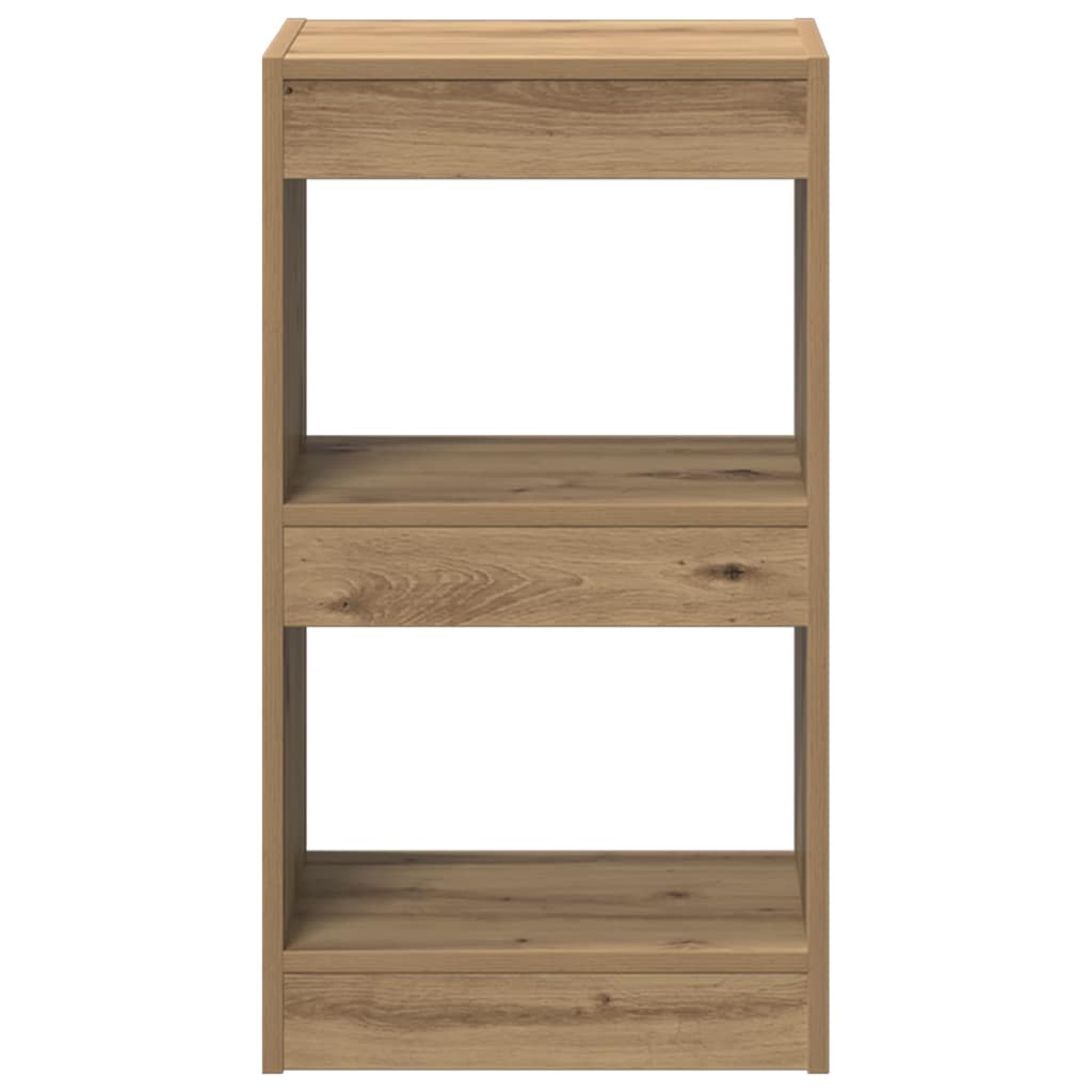 Bookcase/room divider Artisan oak 40x30x72 cm