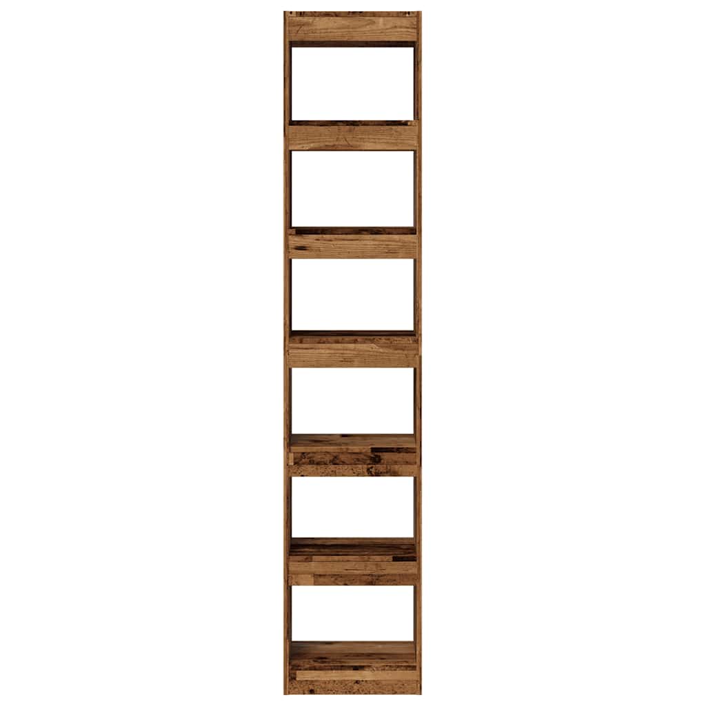 knygų spinta/kambario pertvara Old Wood 40x30x198 cm
