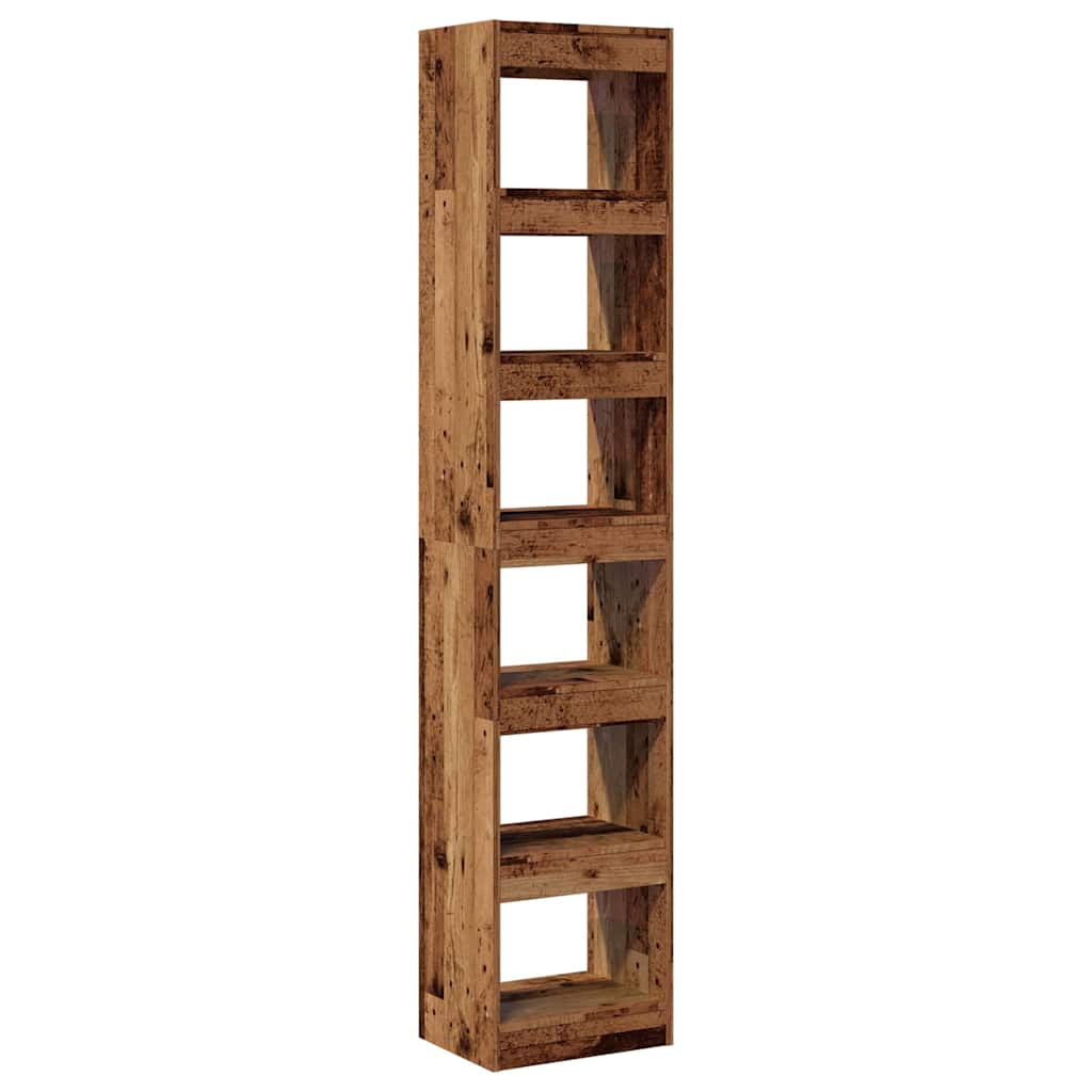 knygų spinta/kambario pertvara Old Wood 40x30x198 cm