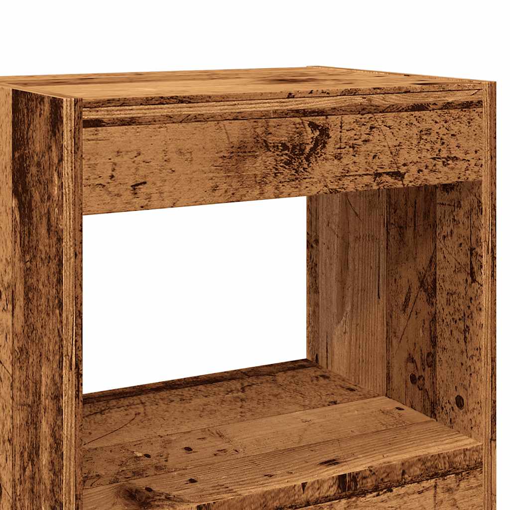 knygų spinta/kambario pertvara Old Wood 40x30x198 cm