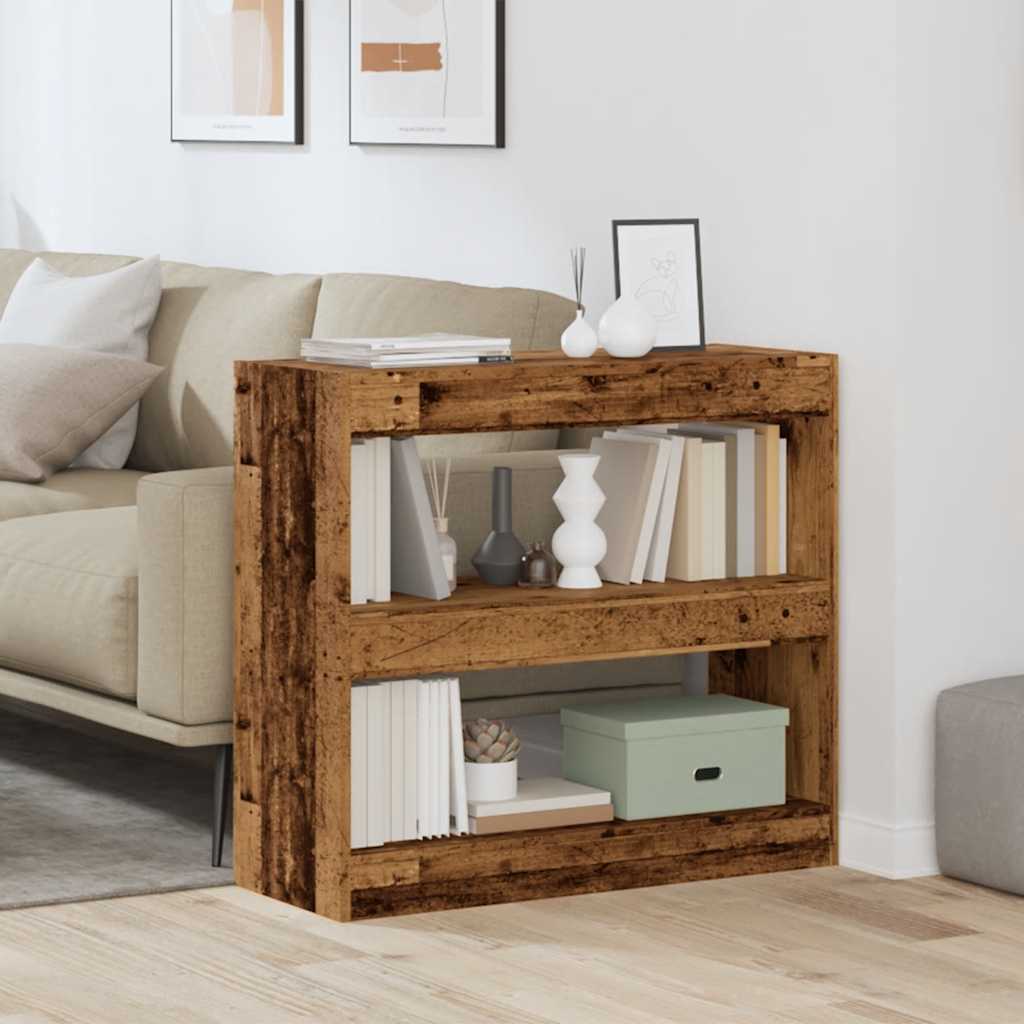 knygų spinta/kambario pertvara Old Wood 80x30x72 cm