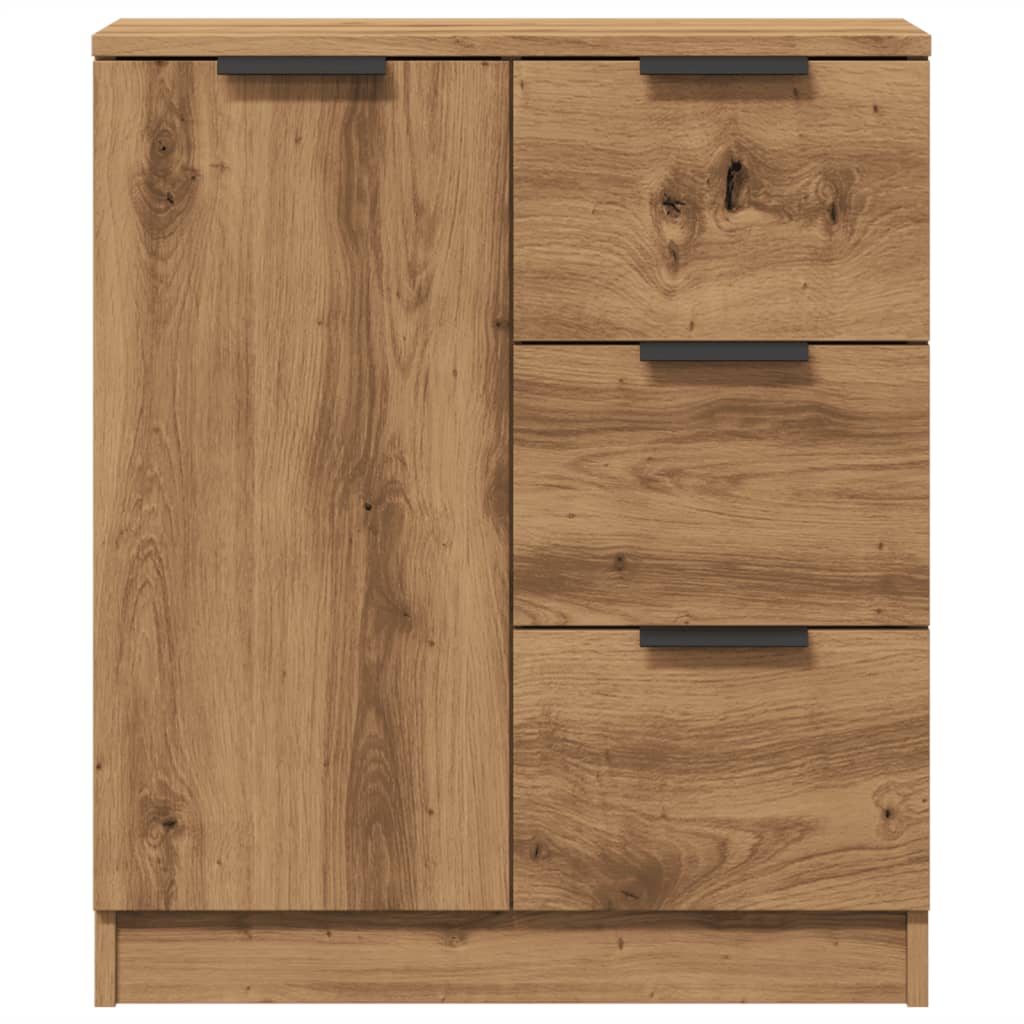 Sideboard, artisan oak, 60x30x70cm, engineered wood