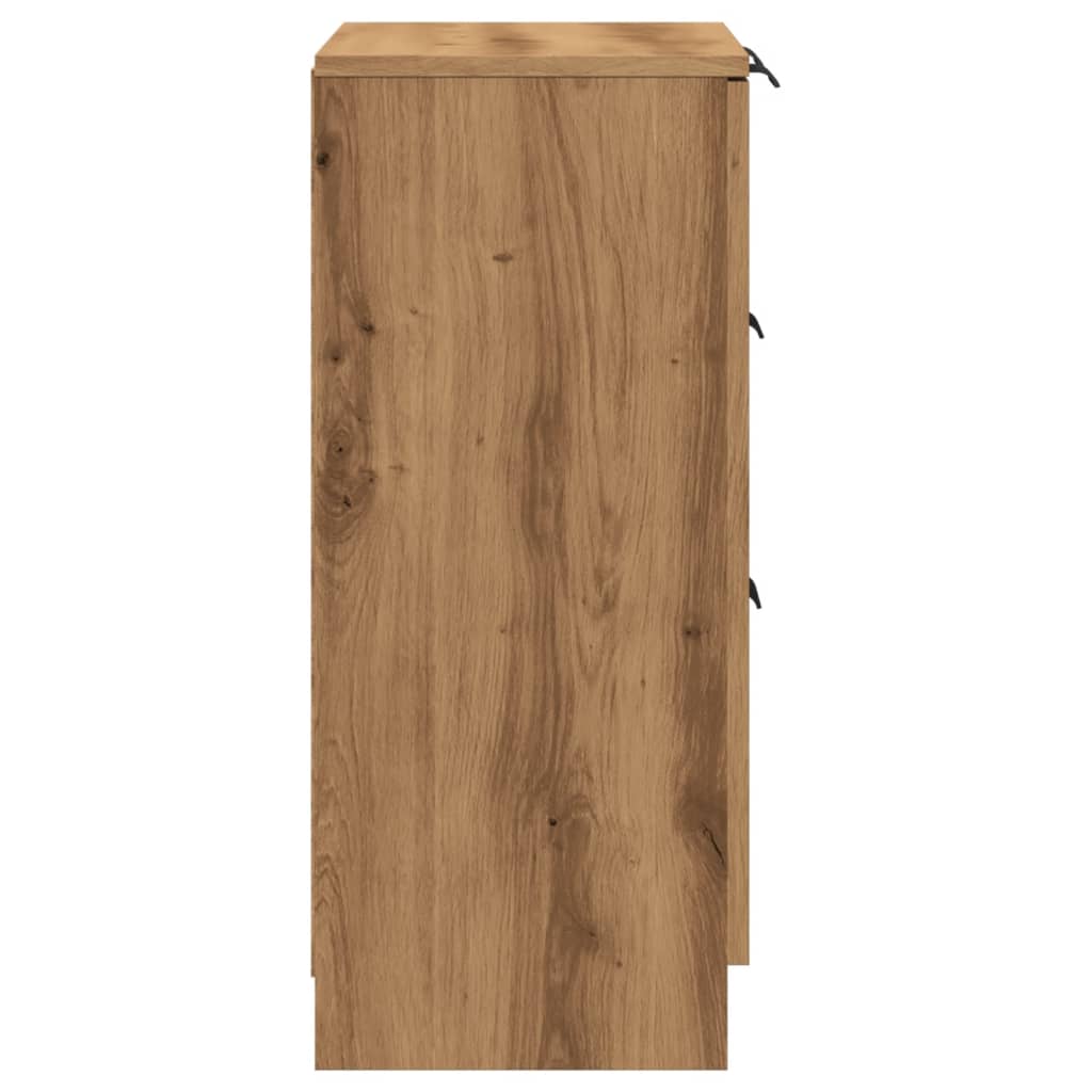 Sideboard, artisan oak, 60x30x70cm, engineered wood