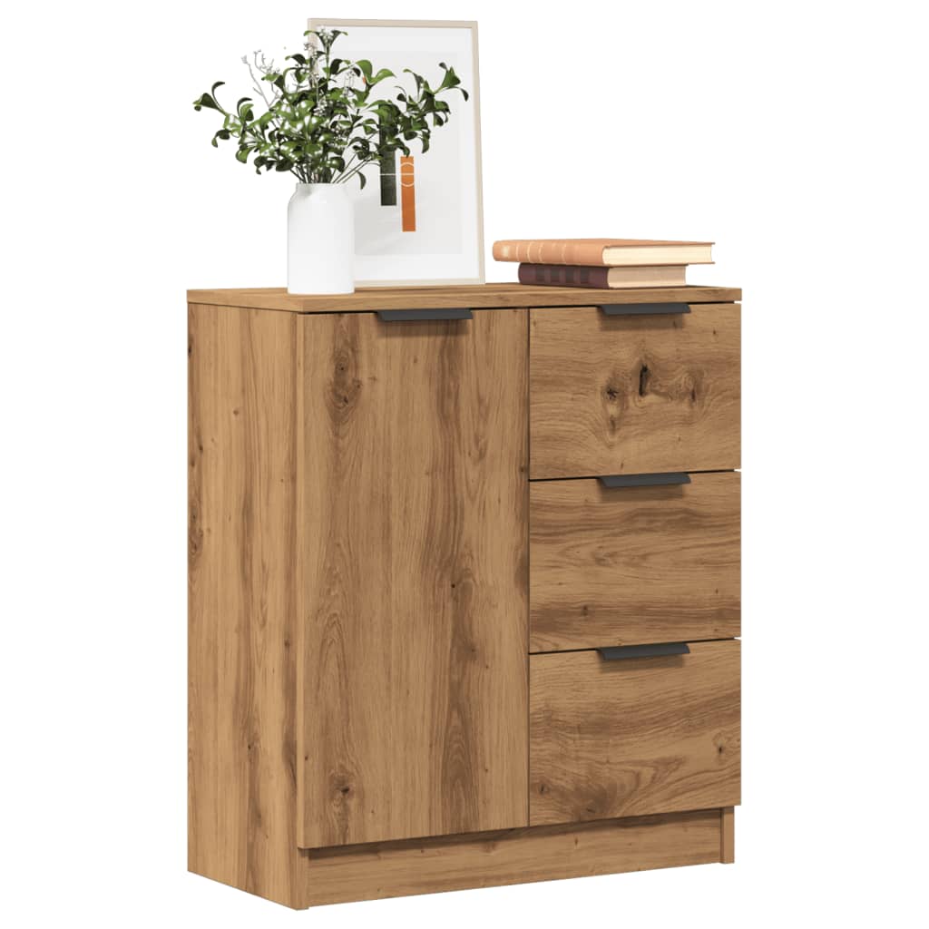Sideboard, artisan oak, 60x30x70cm, engineered wood