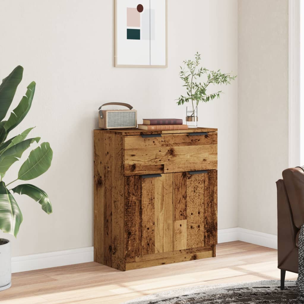 Side cabinet, wood, 60x30x70cm, treated wood