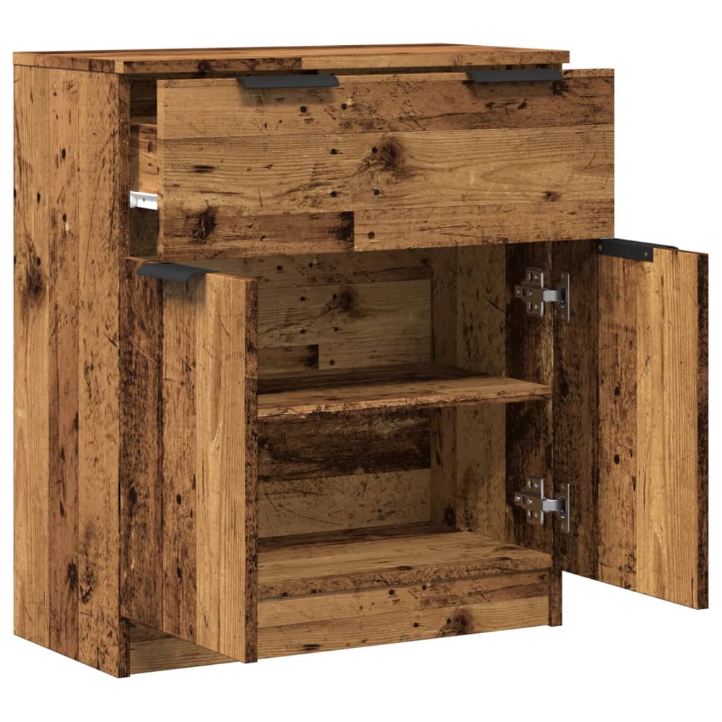 Side cabinet, wood, 60x30x70cm, treated wood