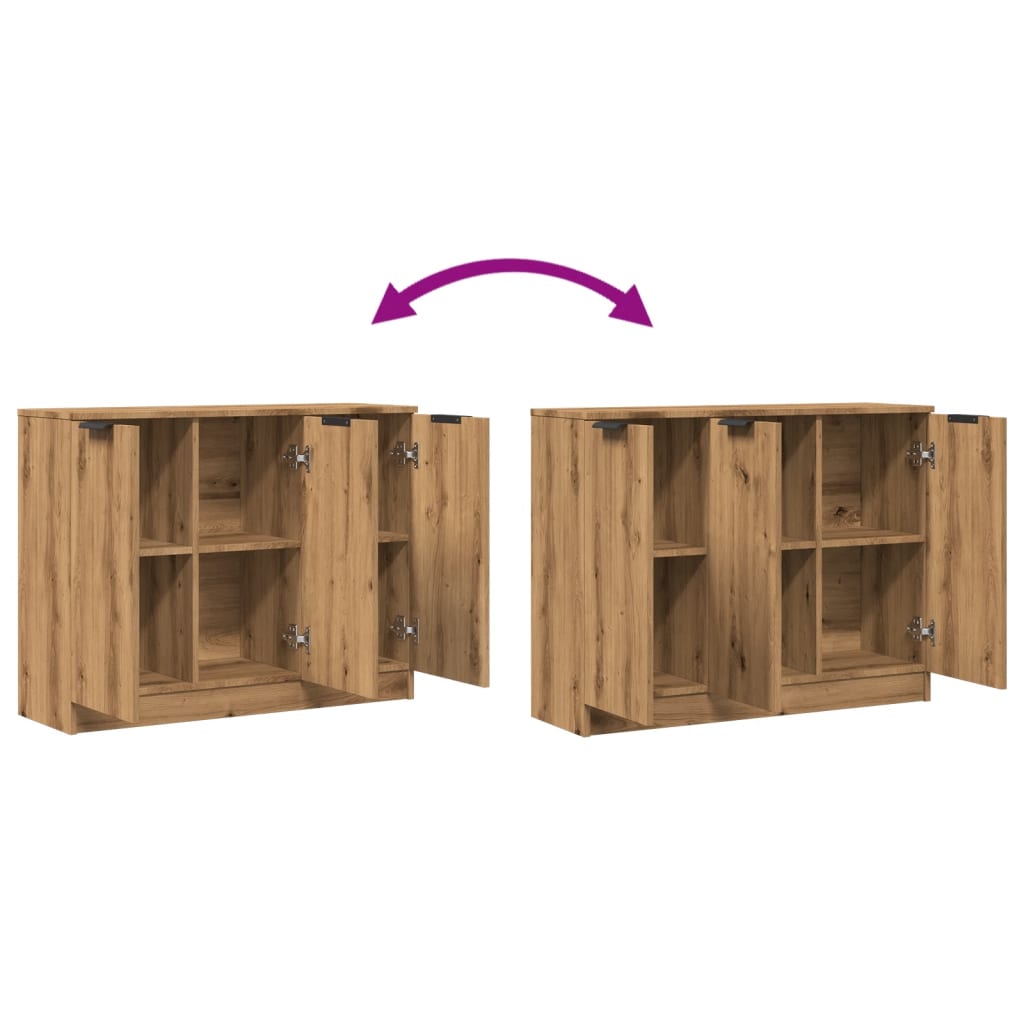 Sideboard, artisan, 90.5x30x70 cm, engineered wood