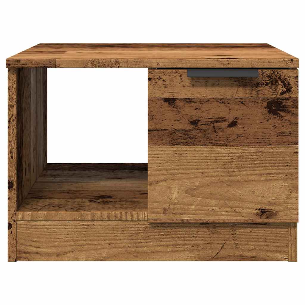 Coffee Table Old Wood 50x50x36 cm Engineered wood