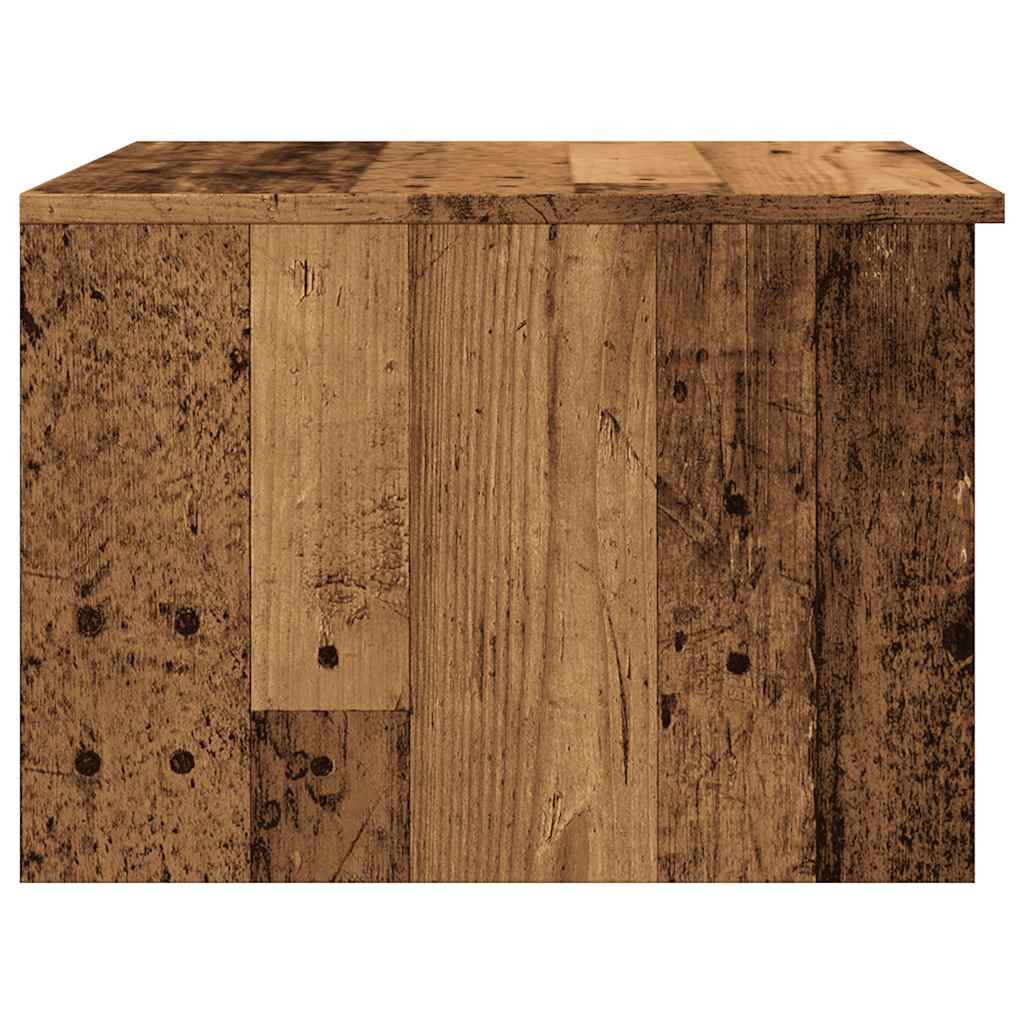 Coffee Table Old Wood 50x50x36 cm Engineered wood