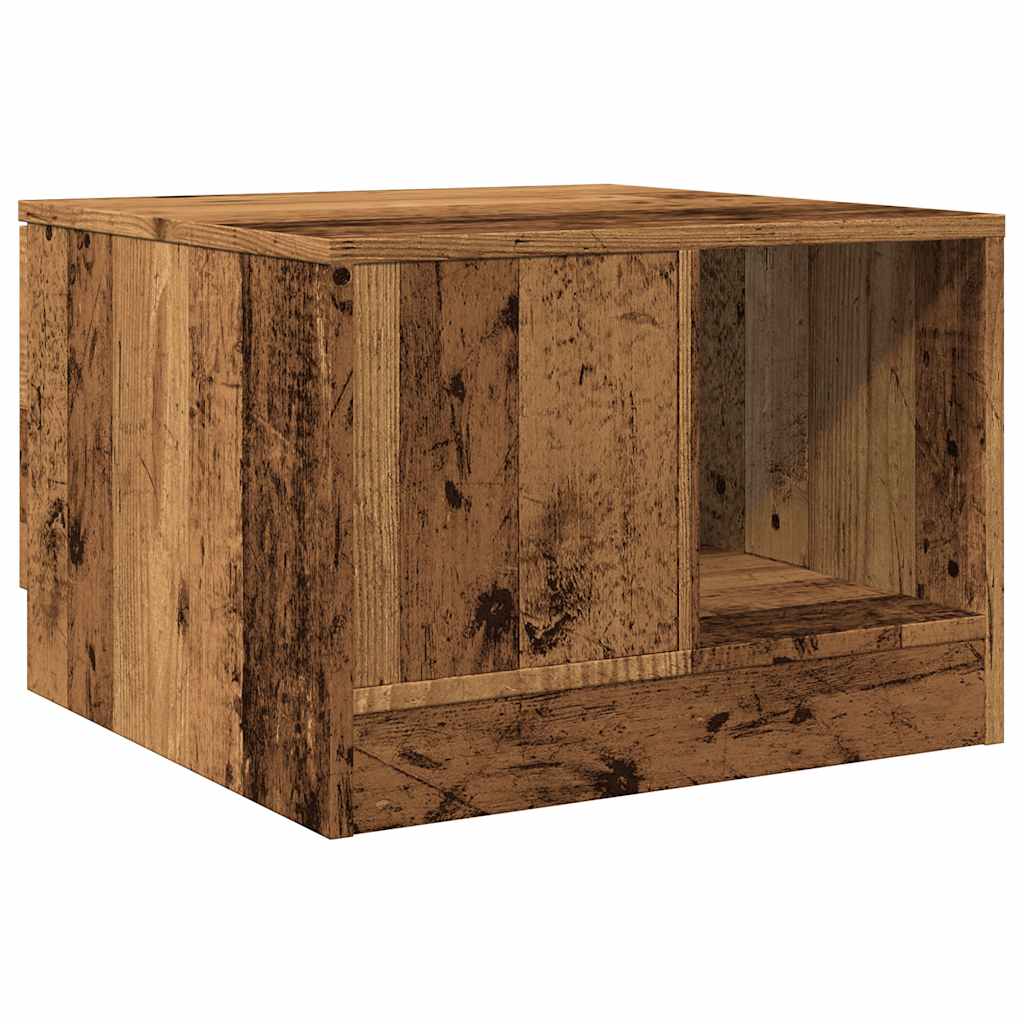 Coffee Table Old Wood 50x50x36 cm Engineered wood