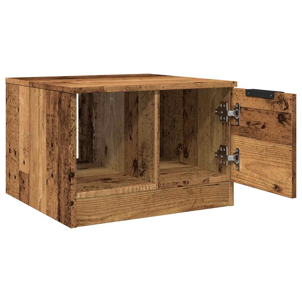 Coffee Table Old Wood 50x50x36 cm Engineered wood