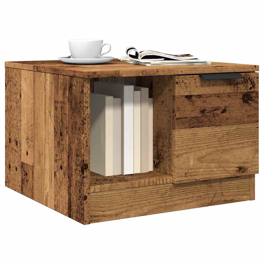 Coffee Table Old Wood 50x50x36 cm Engineered wood