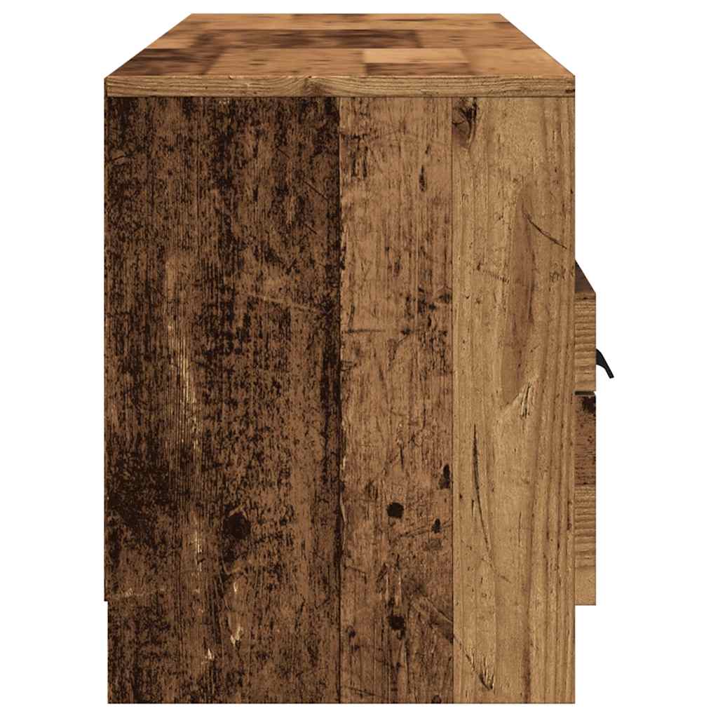 TV cabinet Old Wood 150x33.5x45 cm Engineered Wood