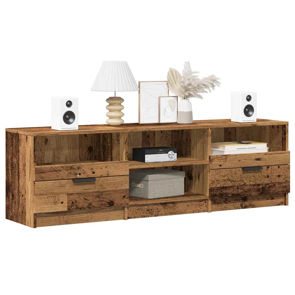TV cabinet Old Wood 150x33.5x45 cm Engineered Wood