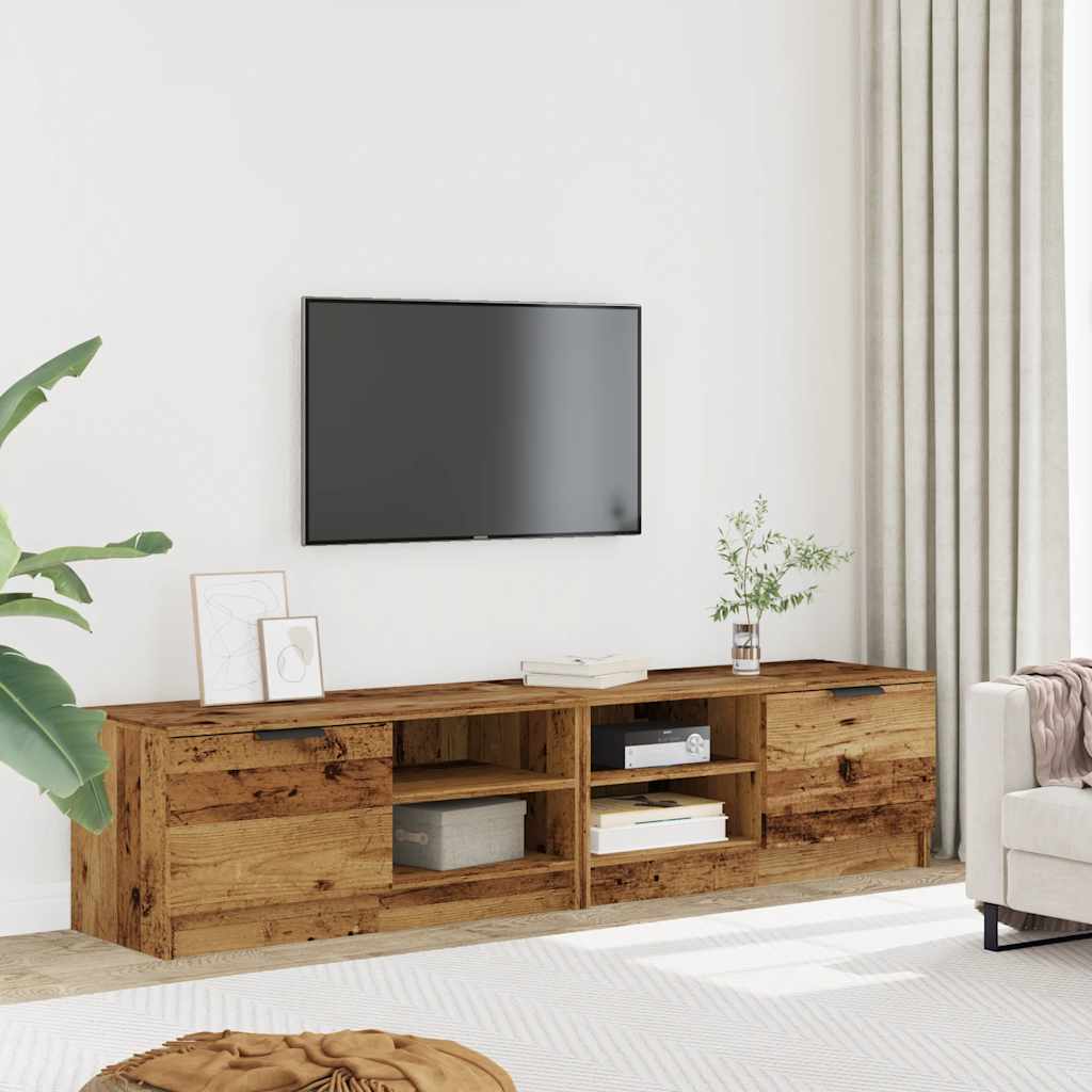 Televizoriaus spintelės, 2vnt., medienos, 80x35x36,5cm, mediena
