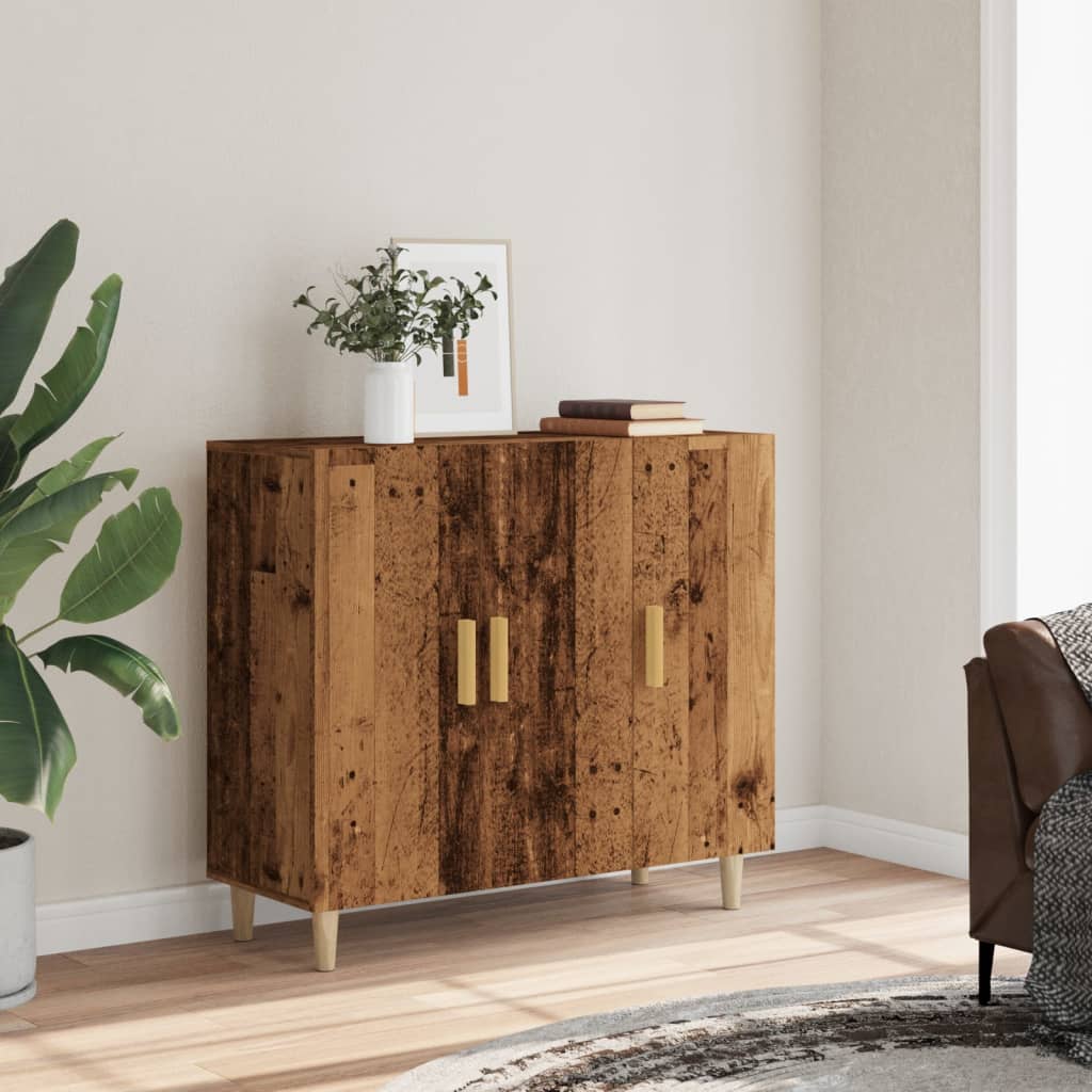 Sideboard, wood, 90x34x80cm, processed wood