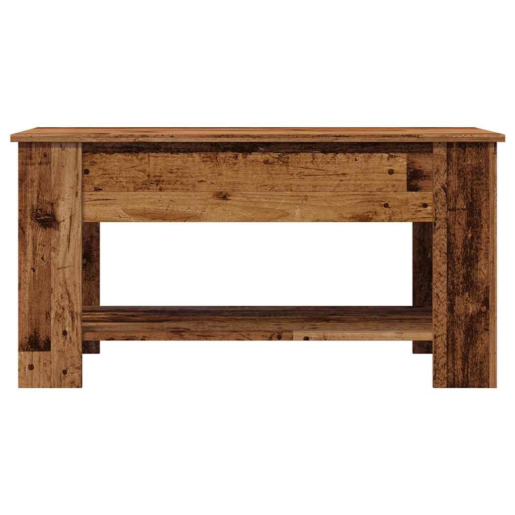 kavos staliukas Old Wood 101x49x52 cm Engineered Wood