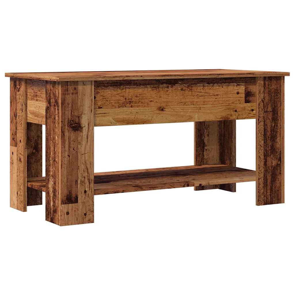 kavos staliukas Old Wood 101x49x52 cm Engineered Wood