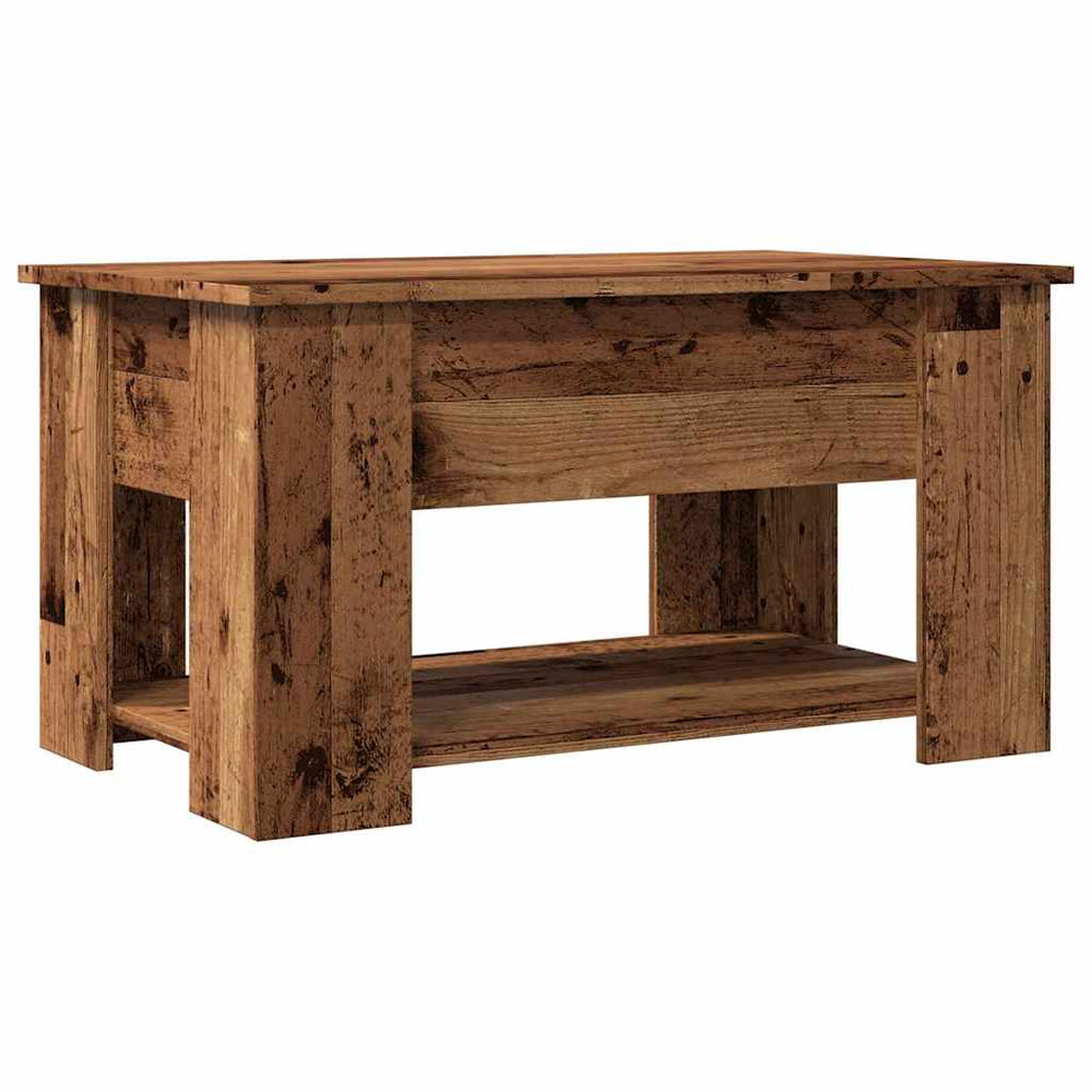 kavos staliukas Old Wood 79x49x41 cm Engineered Wood