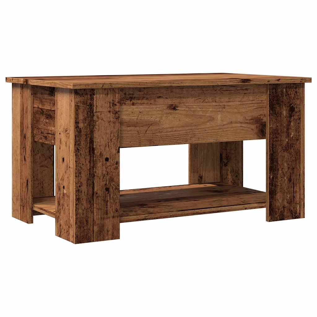 kavos staliukas Old Wood 79x49x41 cm Engineered Wood